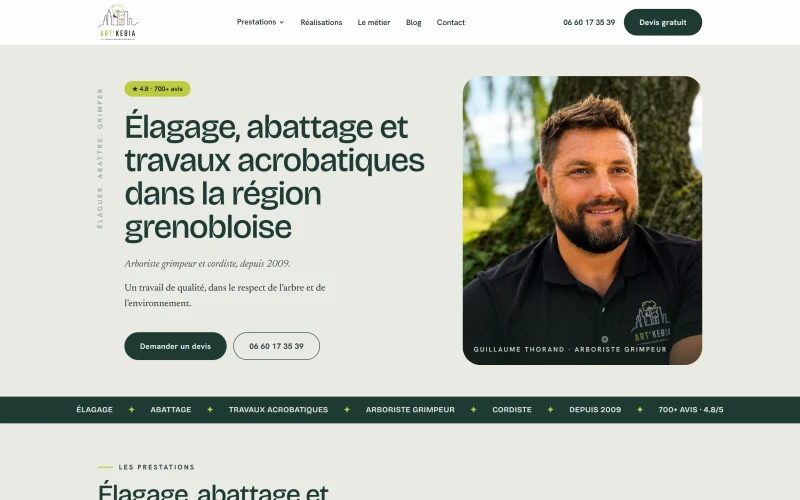 Couverture du projet Refonte du site Art'Kébia