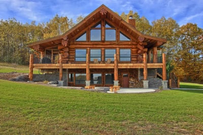 Pioneer Log Homes logo