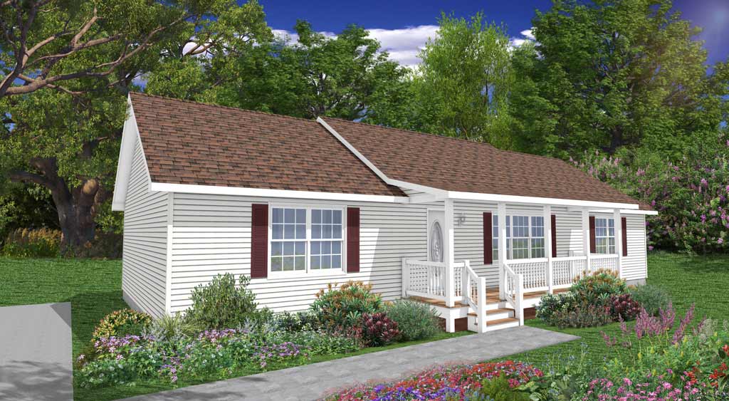 Model 4 Ranch Modular Home