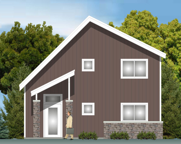 Modern Salt Box Home - NEH Model #103