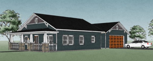 Town Craftsman Home - NEH Model # 180
