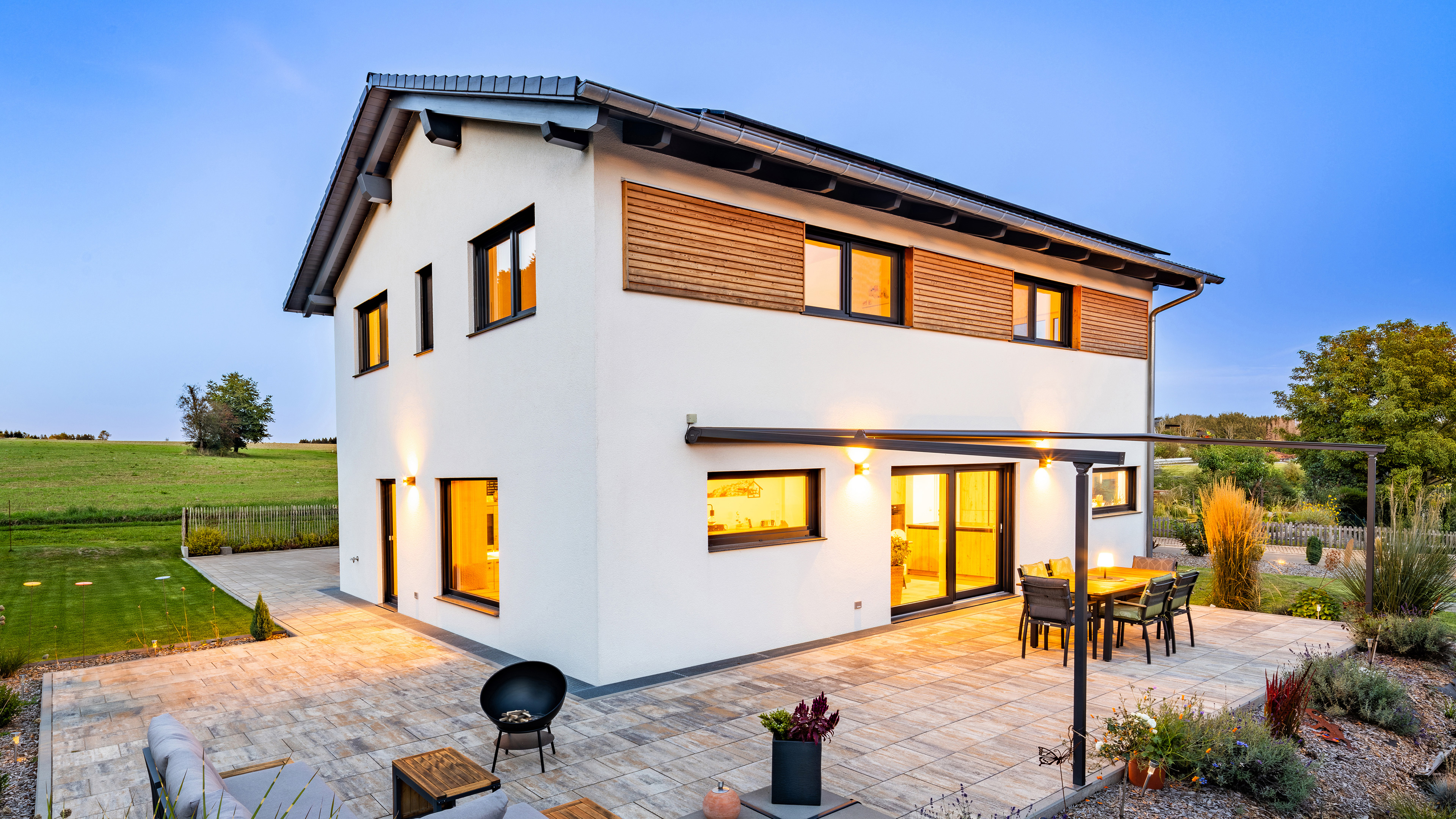 Satteldach Landhaus 162