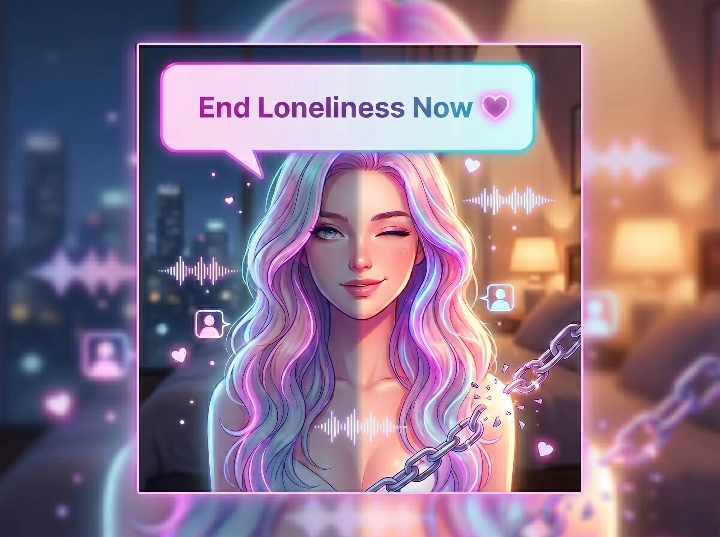 End loneliness — the shift from silence to connection