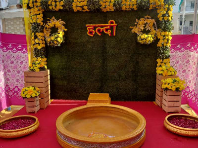 Haldi event
