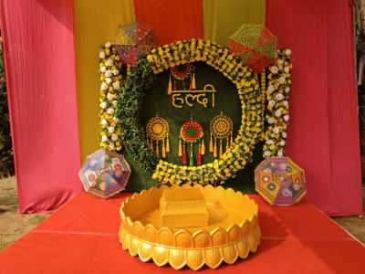 Haldi event