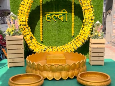 Haldi event