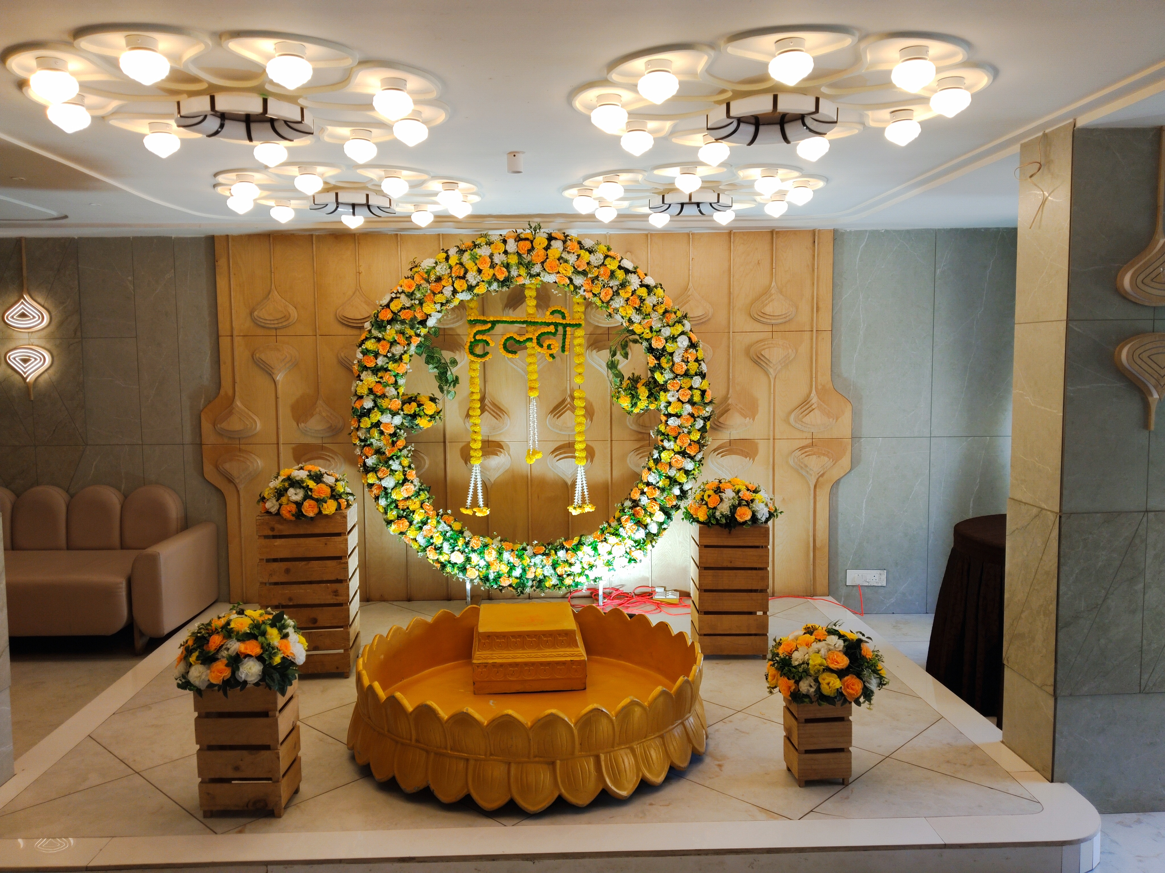 Haldi event