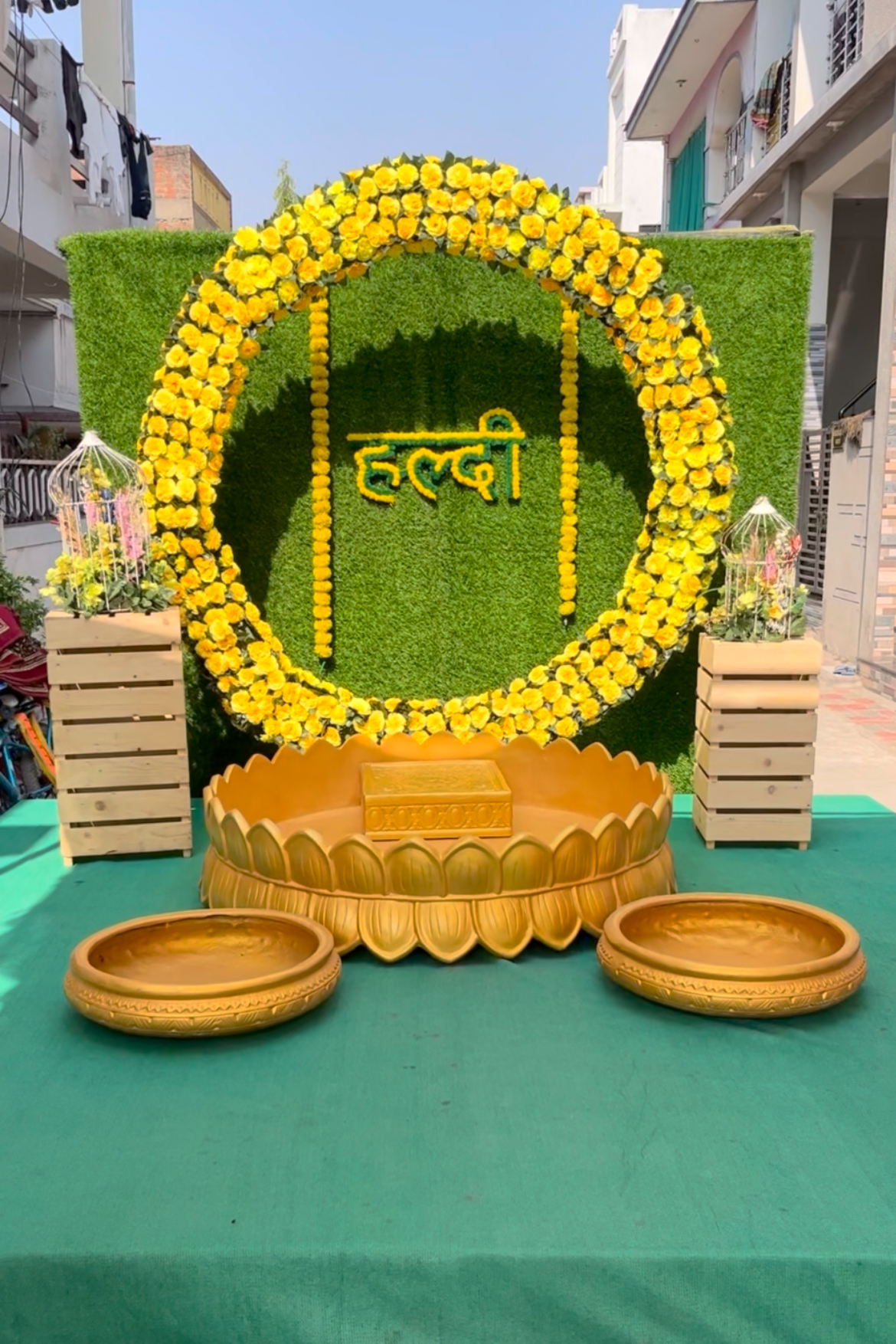 Haldi event