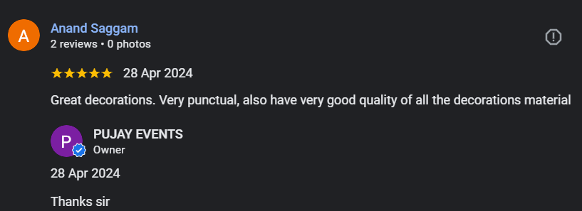 Google Review Screenshot