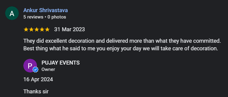Google Review Screenshot