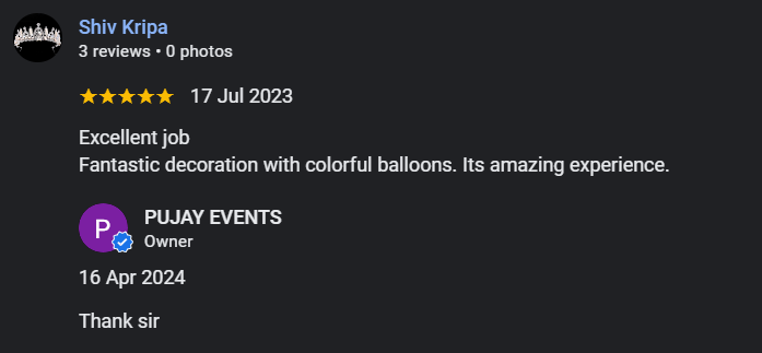 Google Review Screenshot