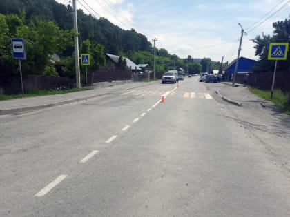 В Кызыл-Озеке 11-летняя девочка пострадала в результате наезда автомобиля на пешеходном переходе