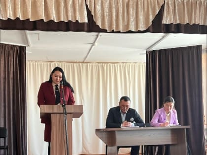 Главный санитарный врач Кош-Агачского и Улаганского районов приняла участие в сходе граждан села Кош-Агач