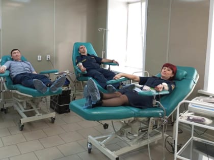 Сотрудники УИИ ОФСИН России по Республике Алтай  приняли участие в акции добровольной сдачи донорской крови