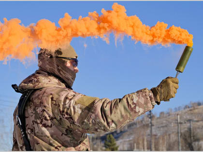 Учения Росгвардии: Спецназ отрабатывает десантирование с вертолета