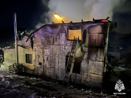 Пожар в Кызыл-Озеке