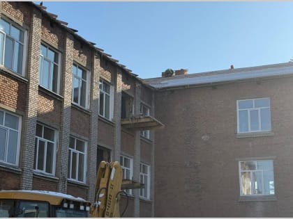 Работы по капитальному ремонту лицея №1 идут по графику