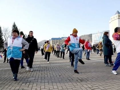 Алёна Казанцева приняла участие во Всероссийской акции «Будь здоров!»