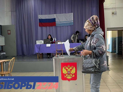 Выборы в Республике Алтай: участие избирателей достигает 24,4%