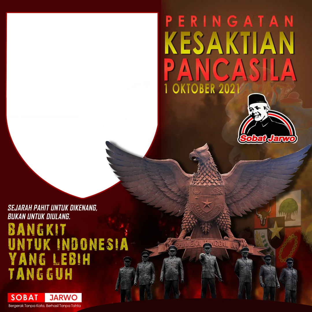 Twibbon untuk Hari Kesaktian Pancasila FREE buatan Sutanto Rihatin