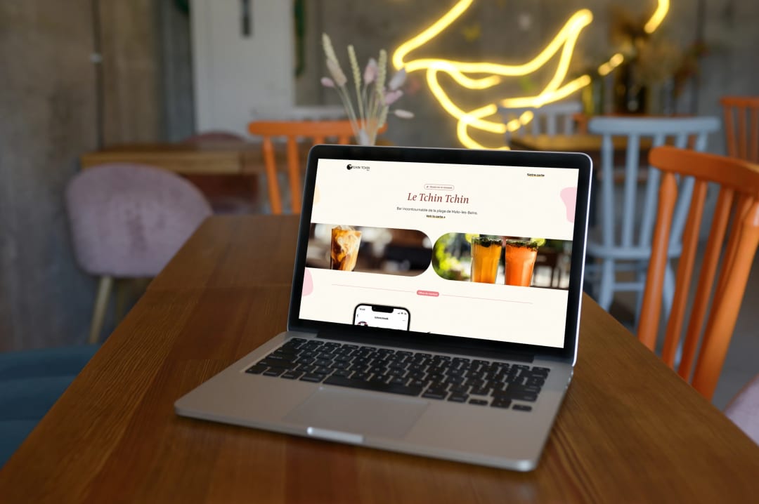 Site internet du Tchin Tchin, bar de plage à Malo-les-Bains