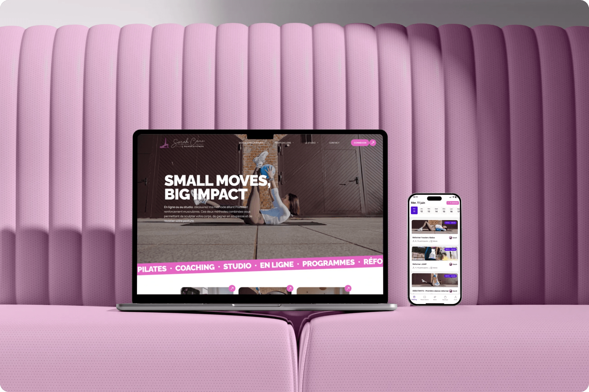 Création de l'app Sarah Caux