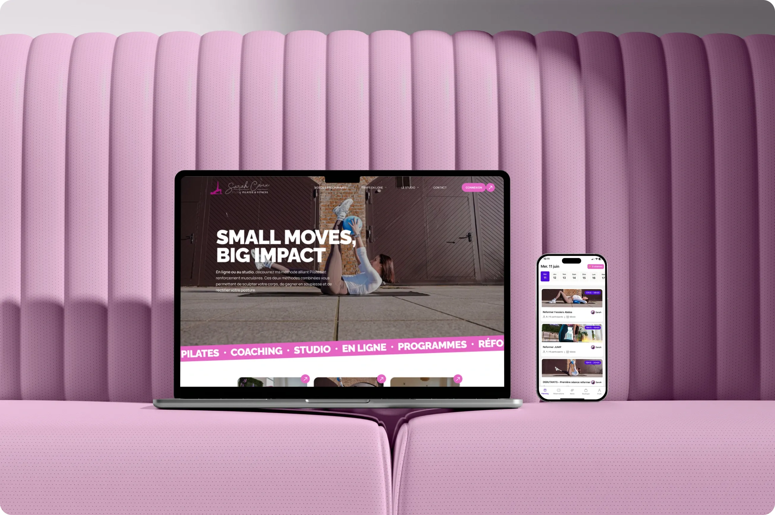 Création de l'app Sarah Caux