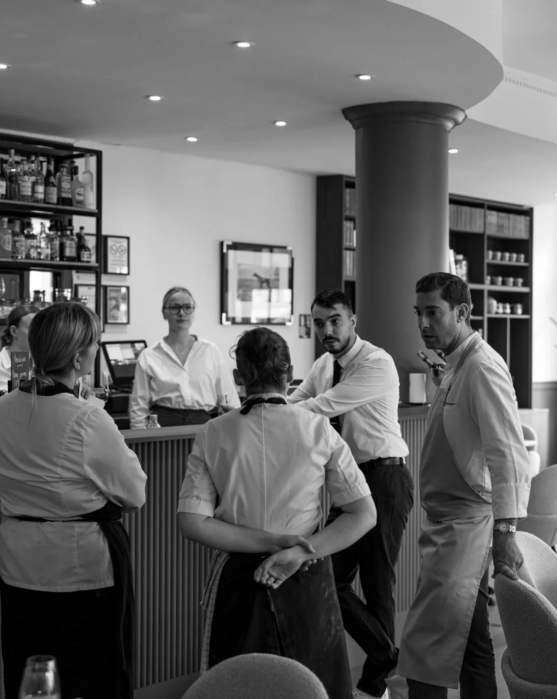 L'équipe chez Renée