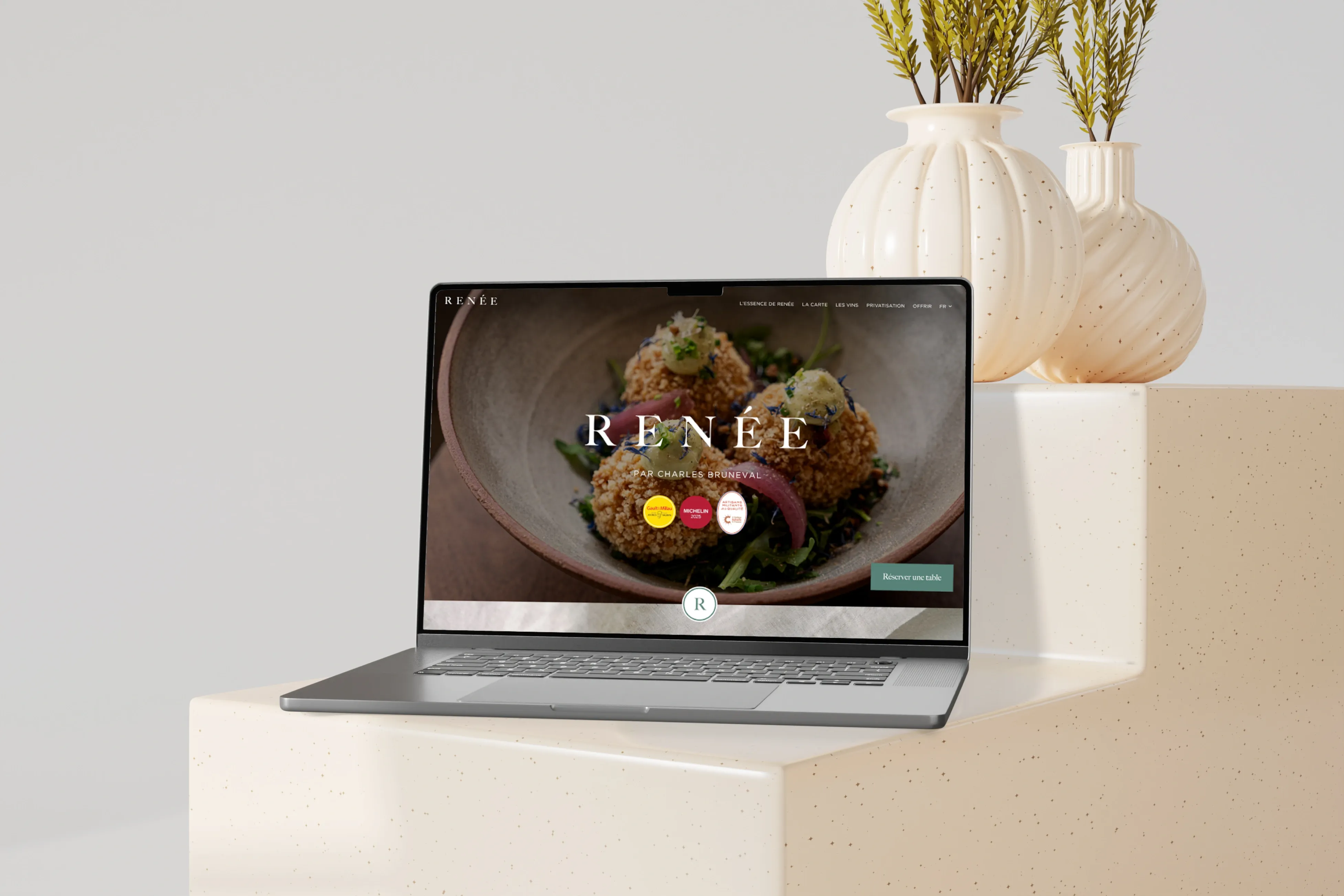 Site internet de Renée Restaurant