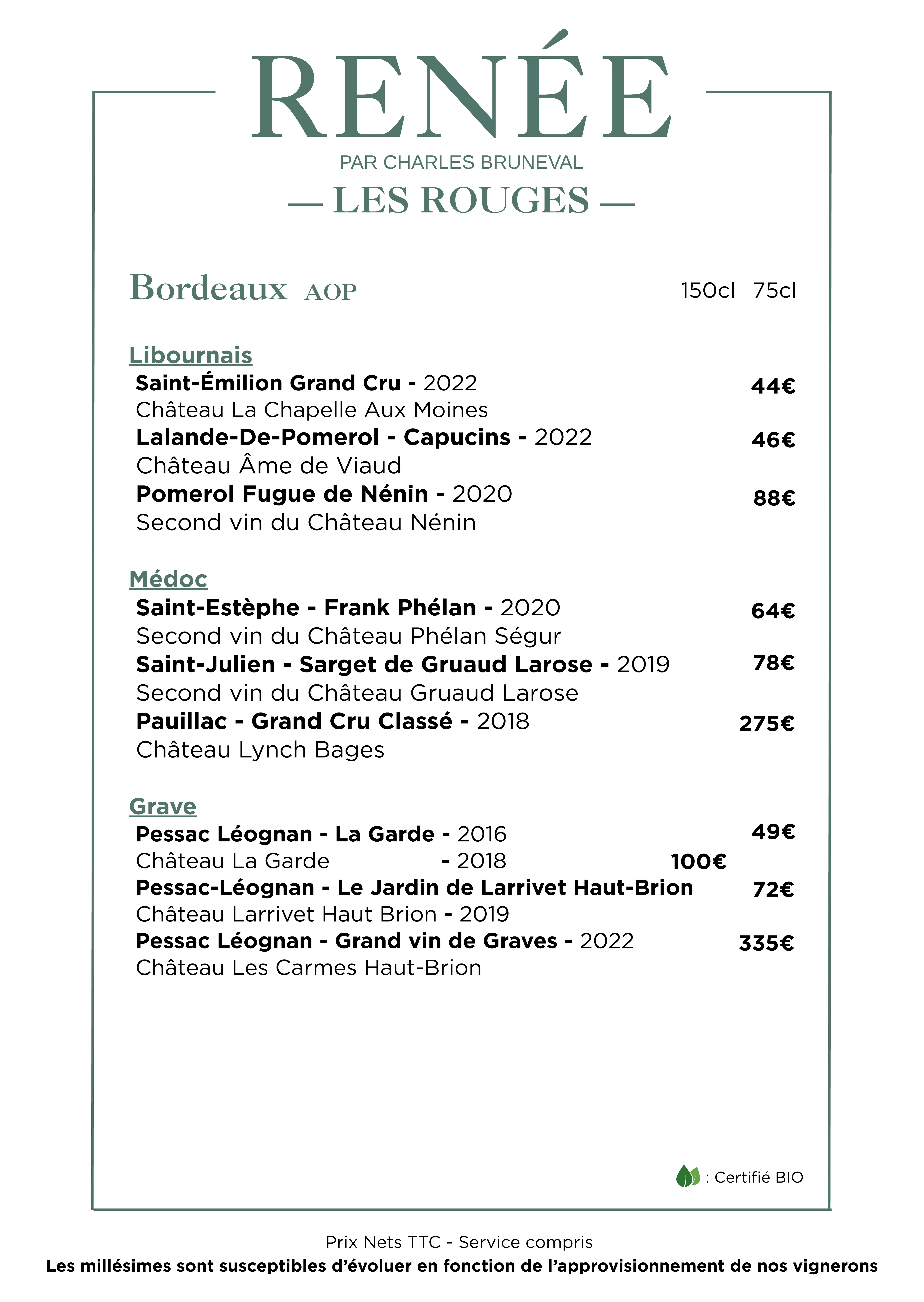 Les rouges