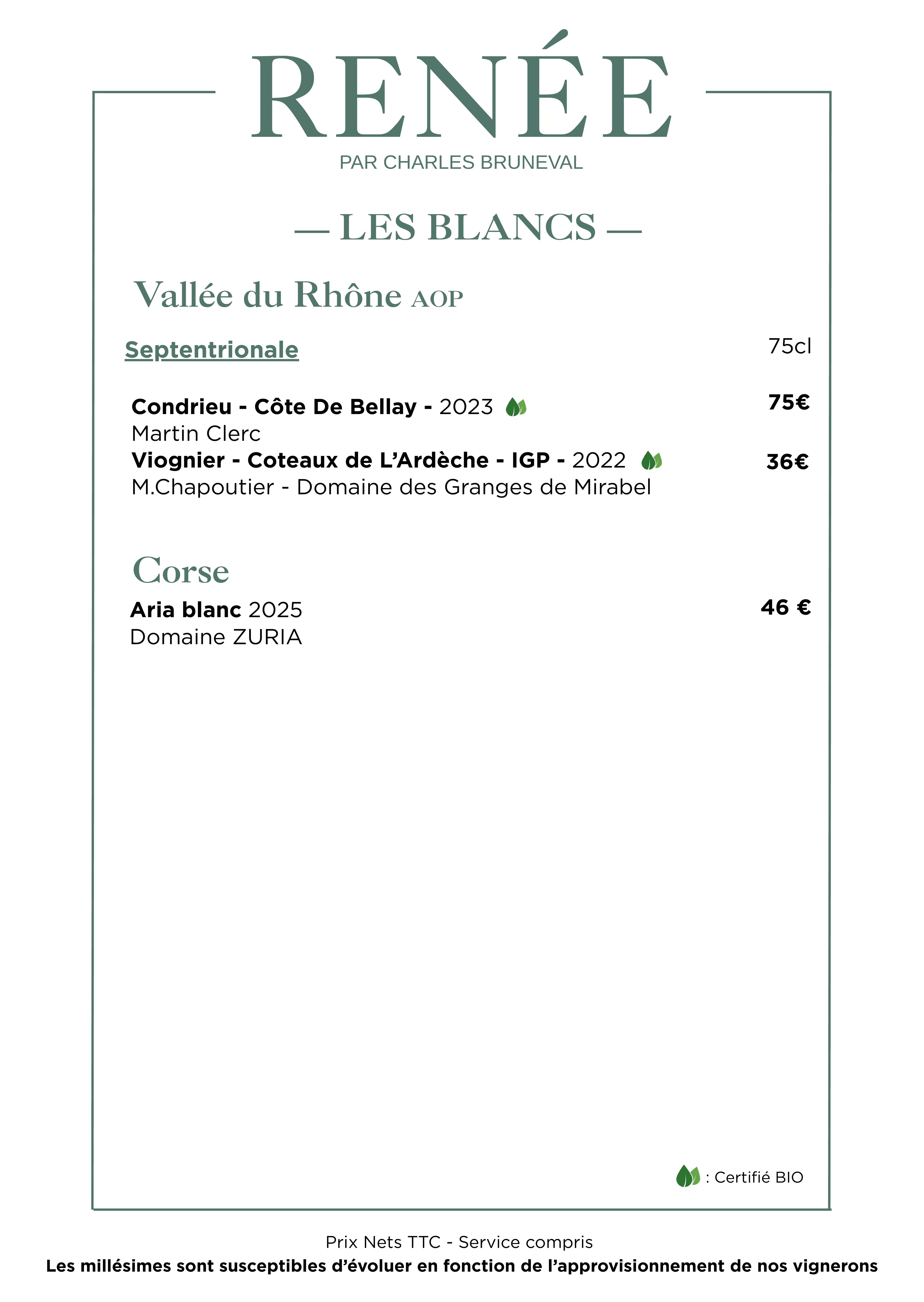 White wines