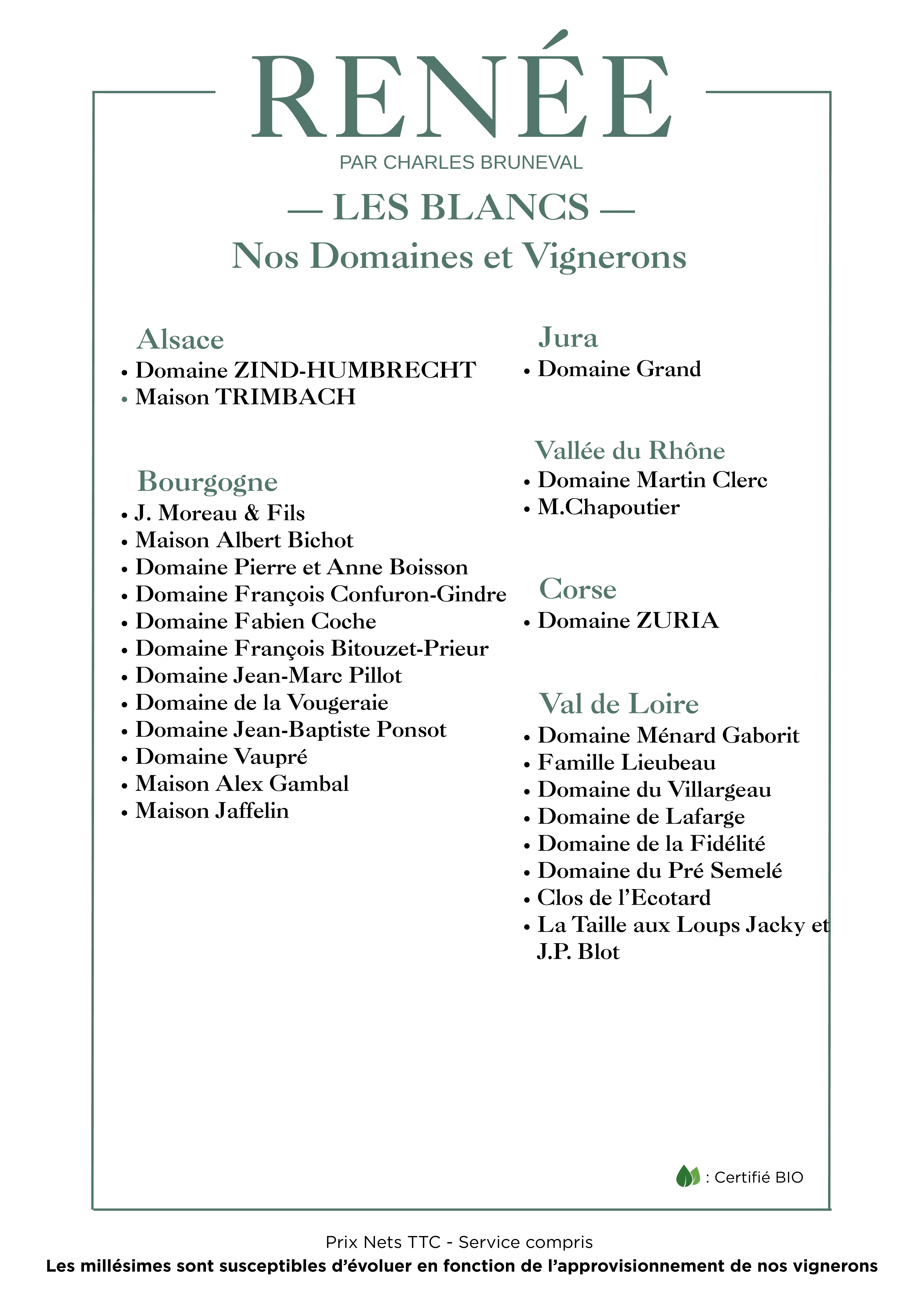 White wines
