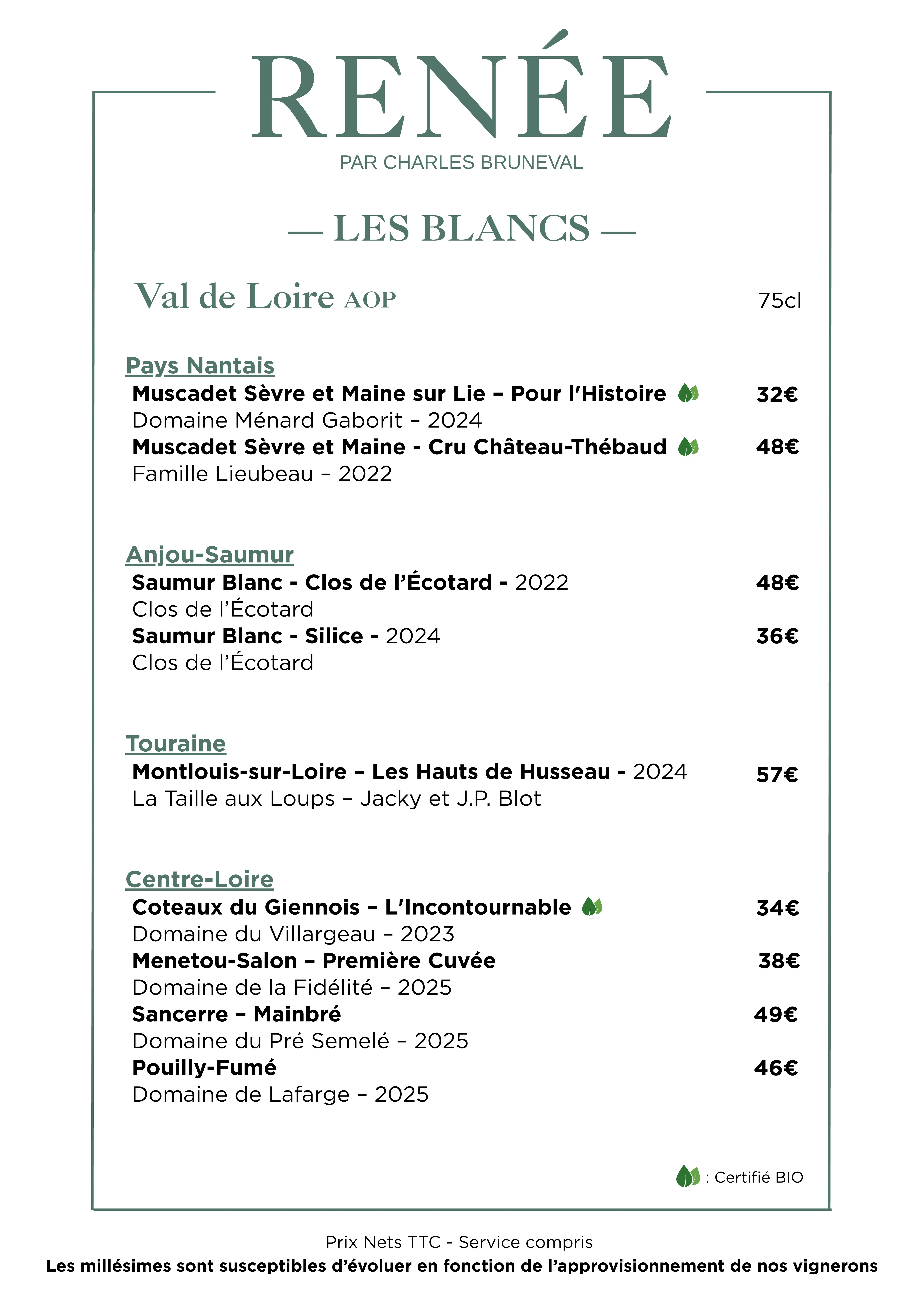 White wines