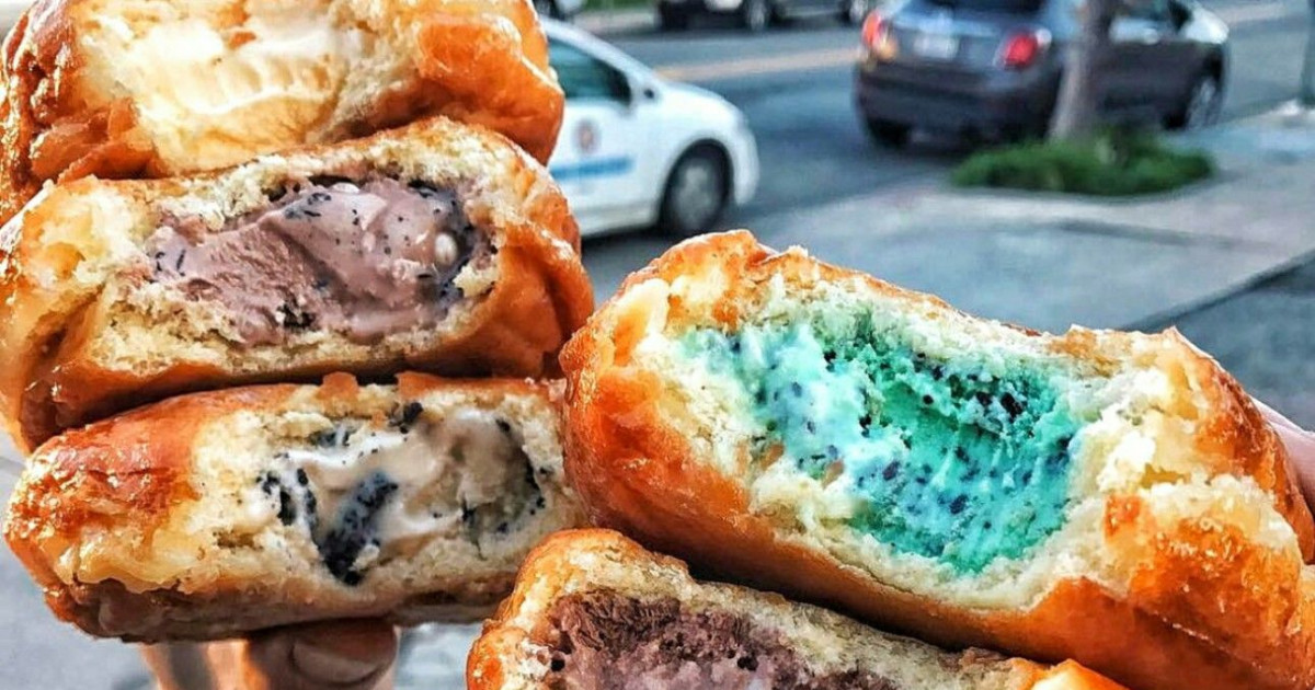 donut ice cream sandwich near me