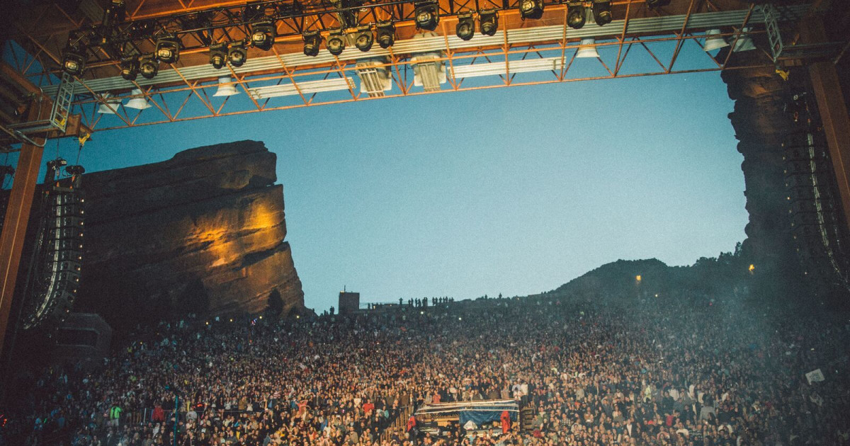 Video Odesza at Red Rocks Ampitheatre