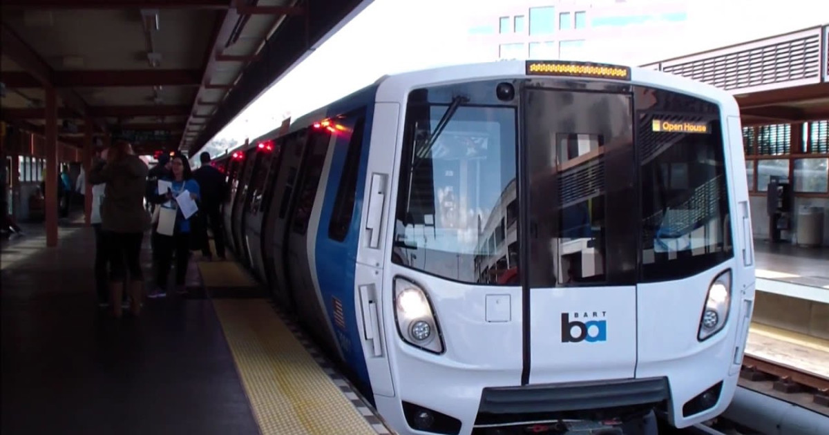 BART Passengers On New Trains