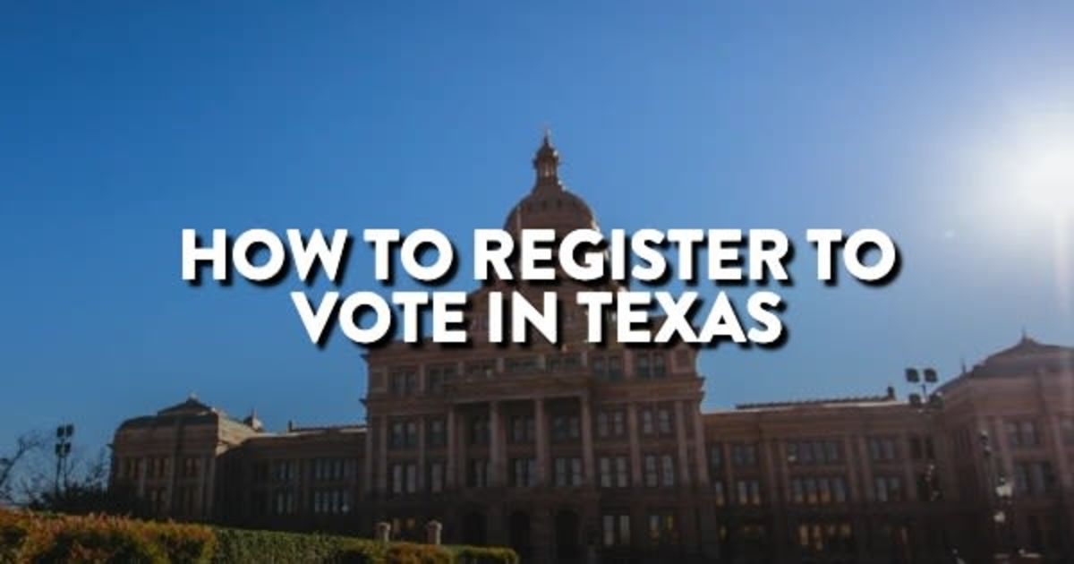 How To Register To Vote In Texas 