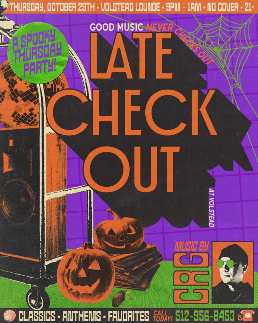 Late Check Out with CRG: Halloween Edition
