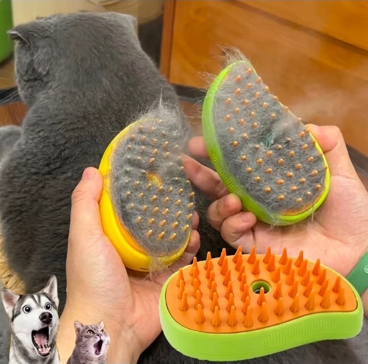 CEPILLO VAPORIZADOR PARA MASCOTAS