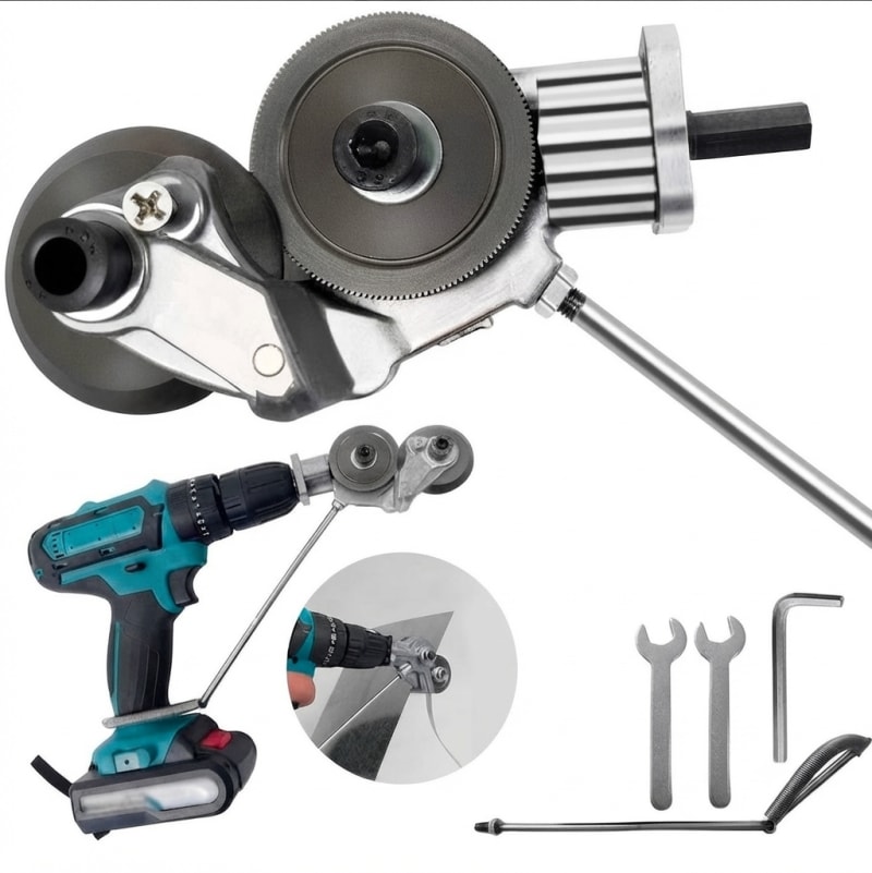 CORTADOR DE LAMINAS METALICAS PARA TALADRO