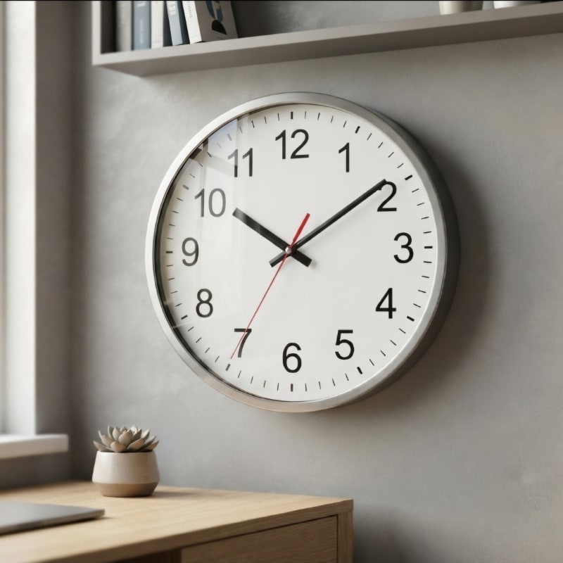 RELOJ DE PARED MINIMALISTA