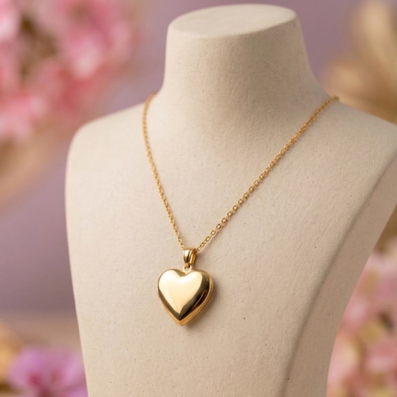 COLLAR RELICARIO CORAZON