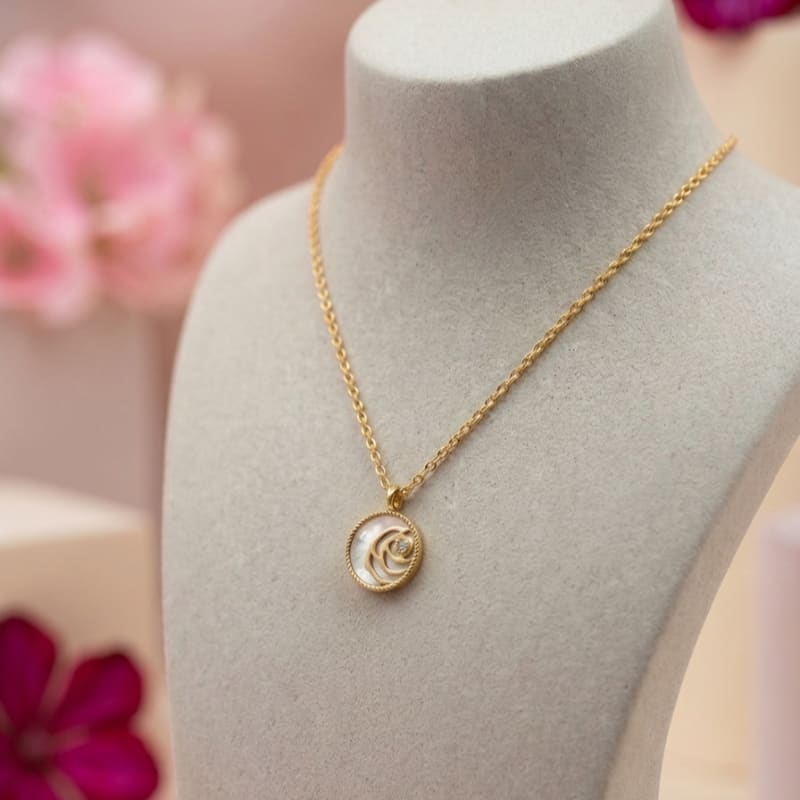 COLLAR CON DIJE DE ROSA