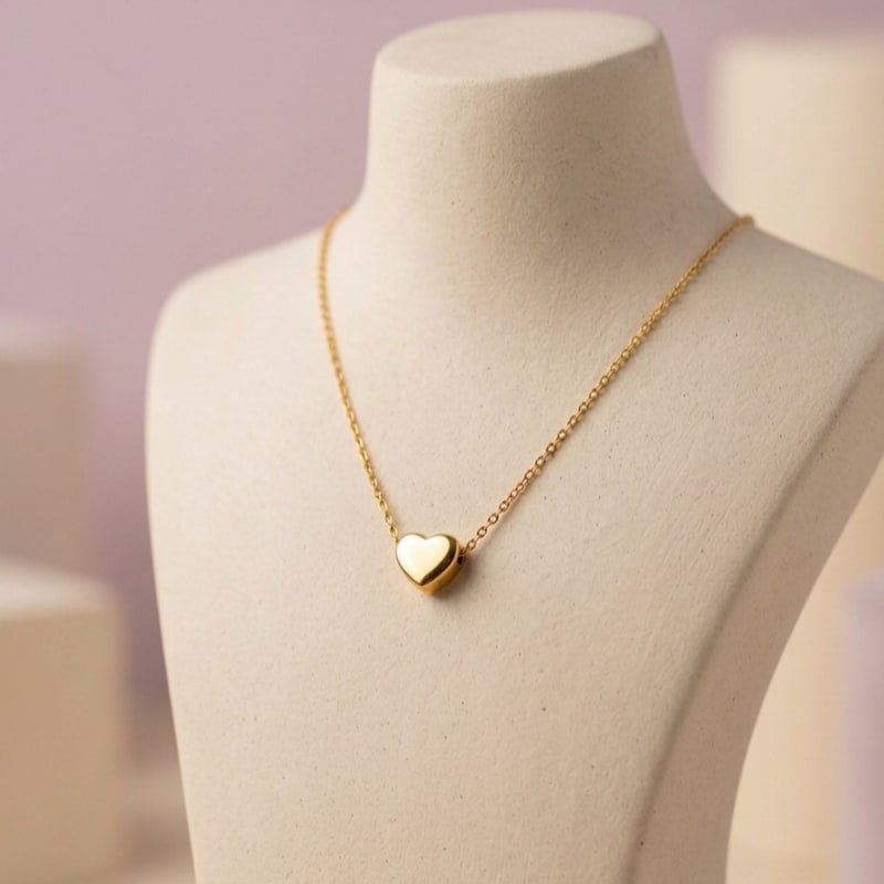 COLLAR CORAZON MINIMALISTA