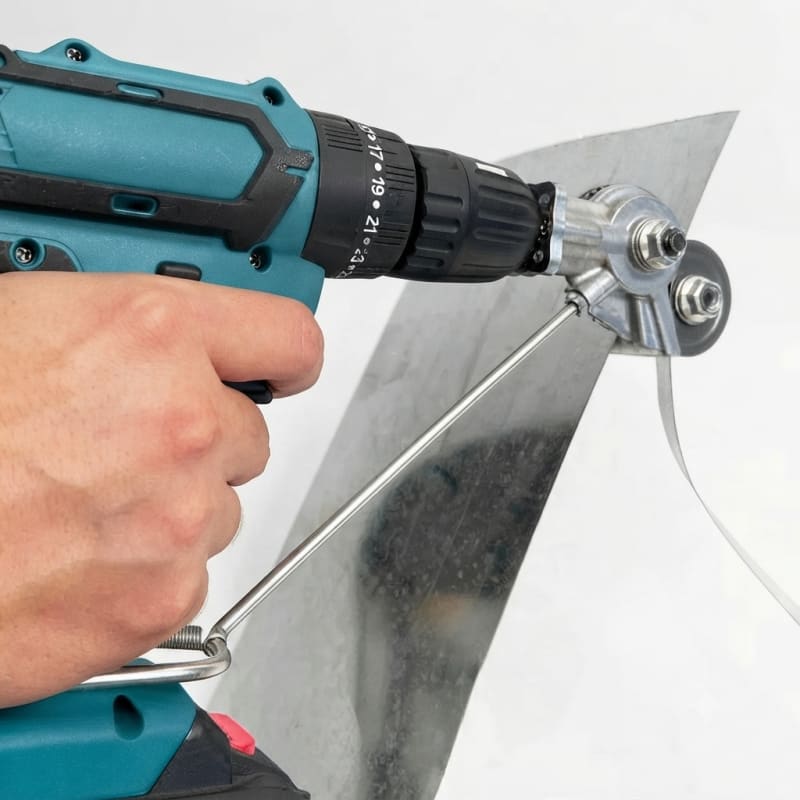 CORTADOR DE LAMINAS METALICAS PARA TALADRO