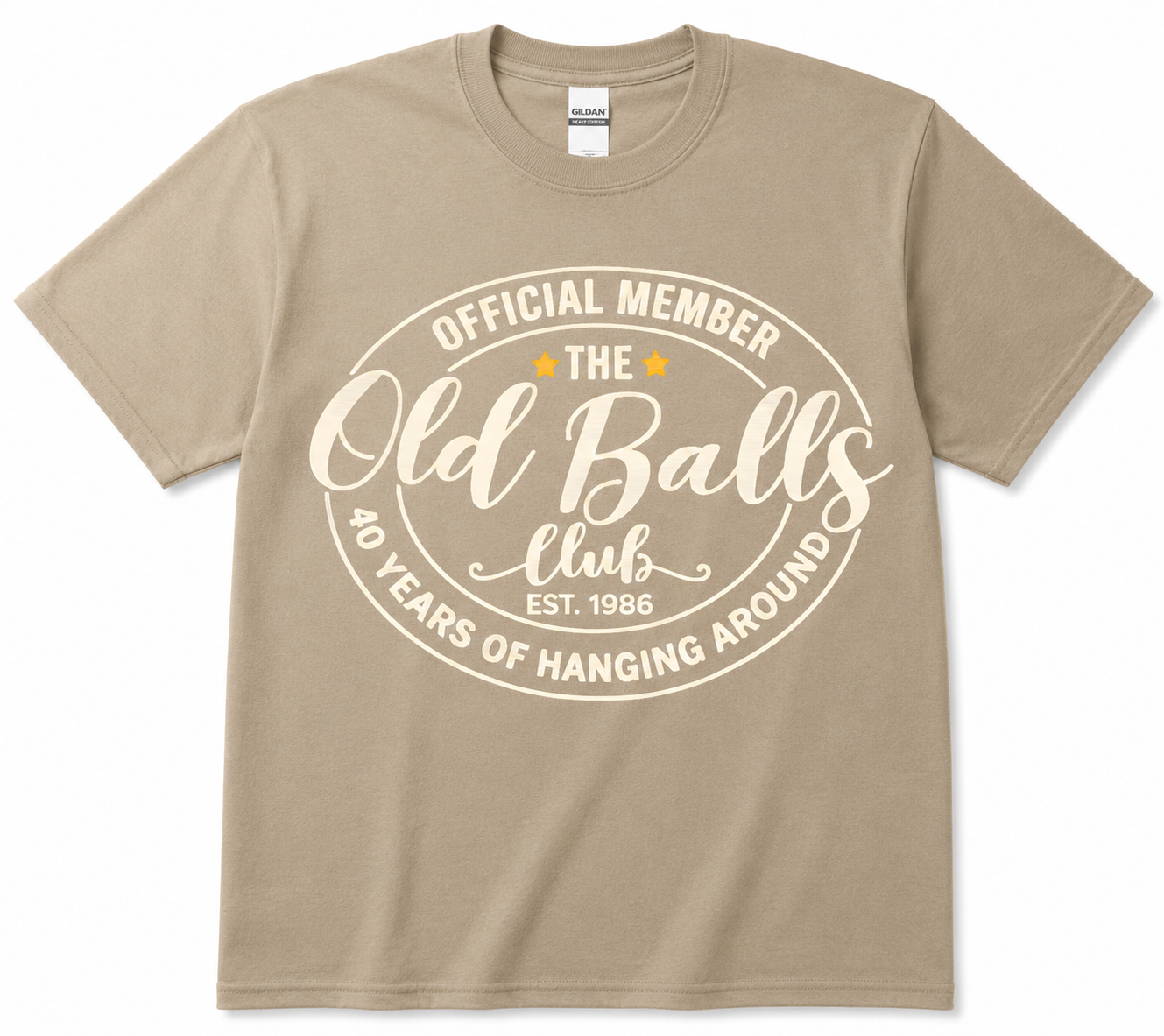 Old Balls Club 40 Years Tee