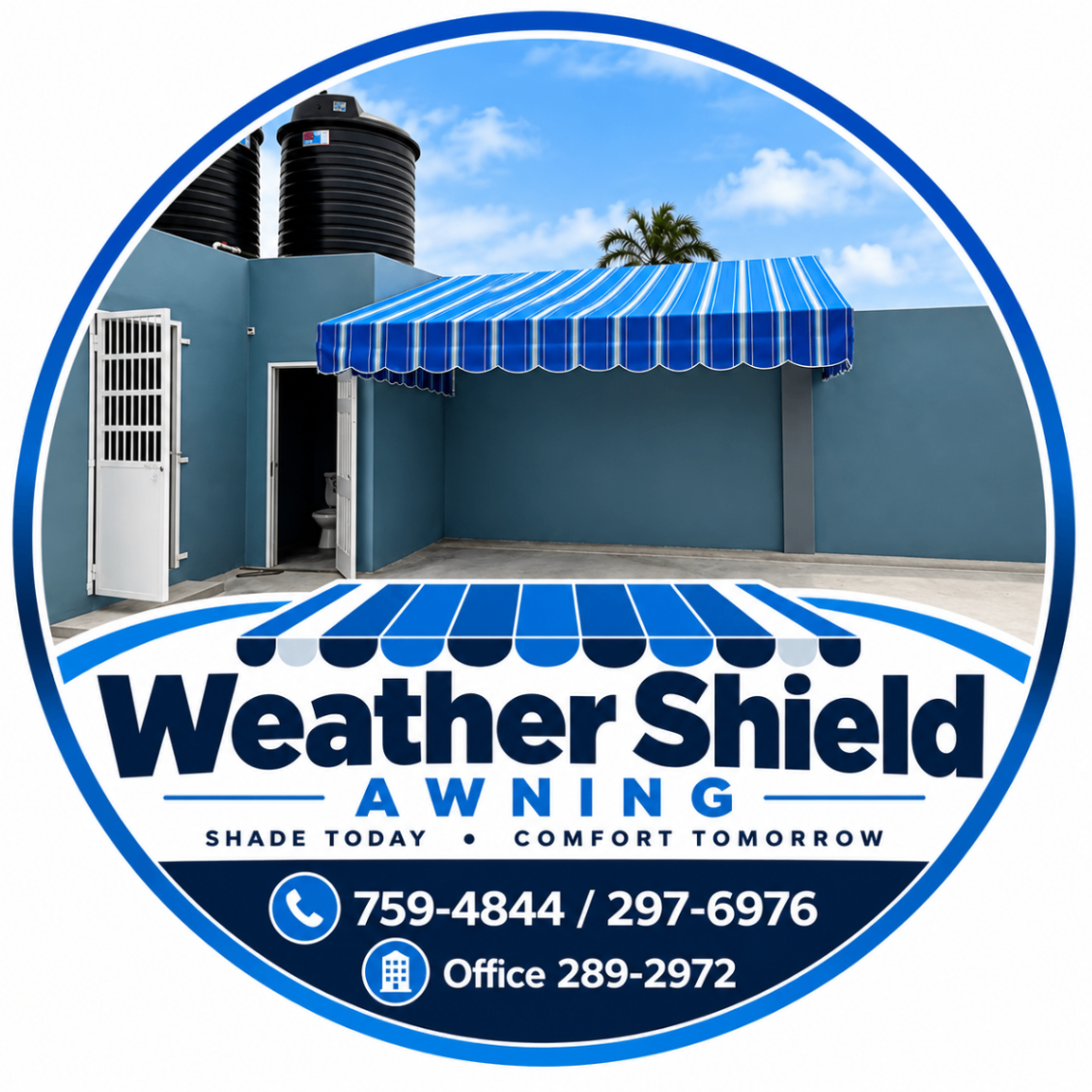D WeatherShield Awnings logo
