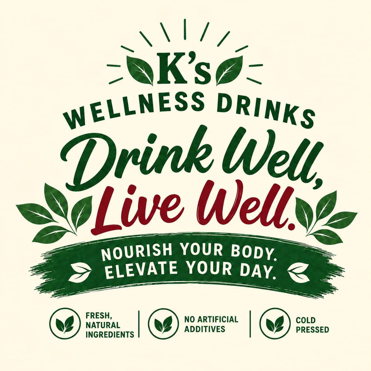 K's  Wellness Drinks logo