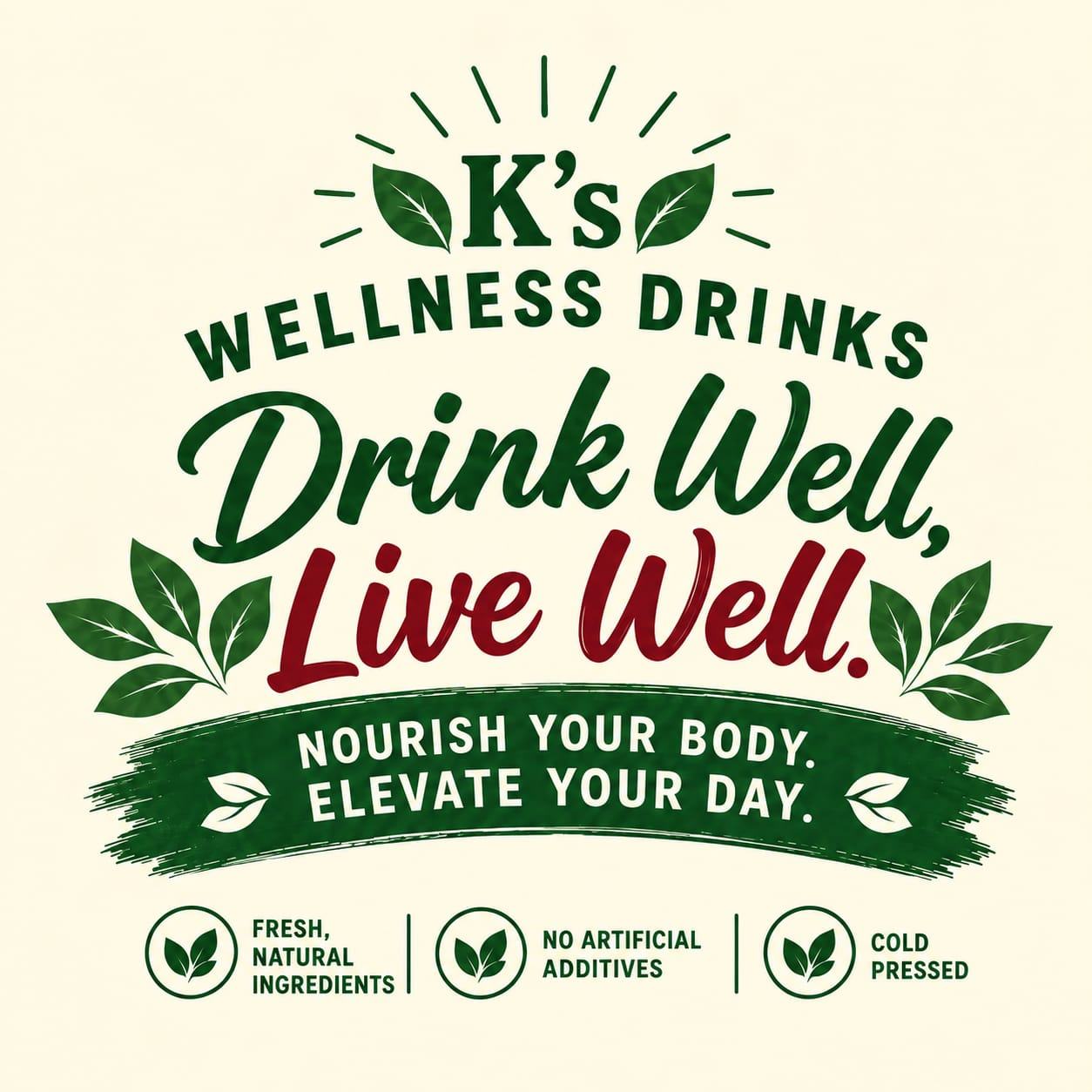 K's  Wellness Drinks storefront