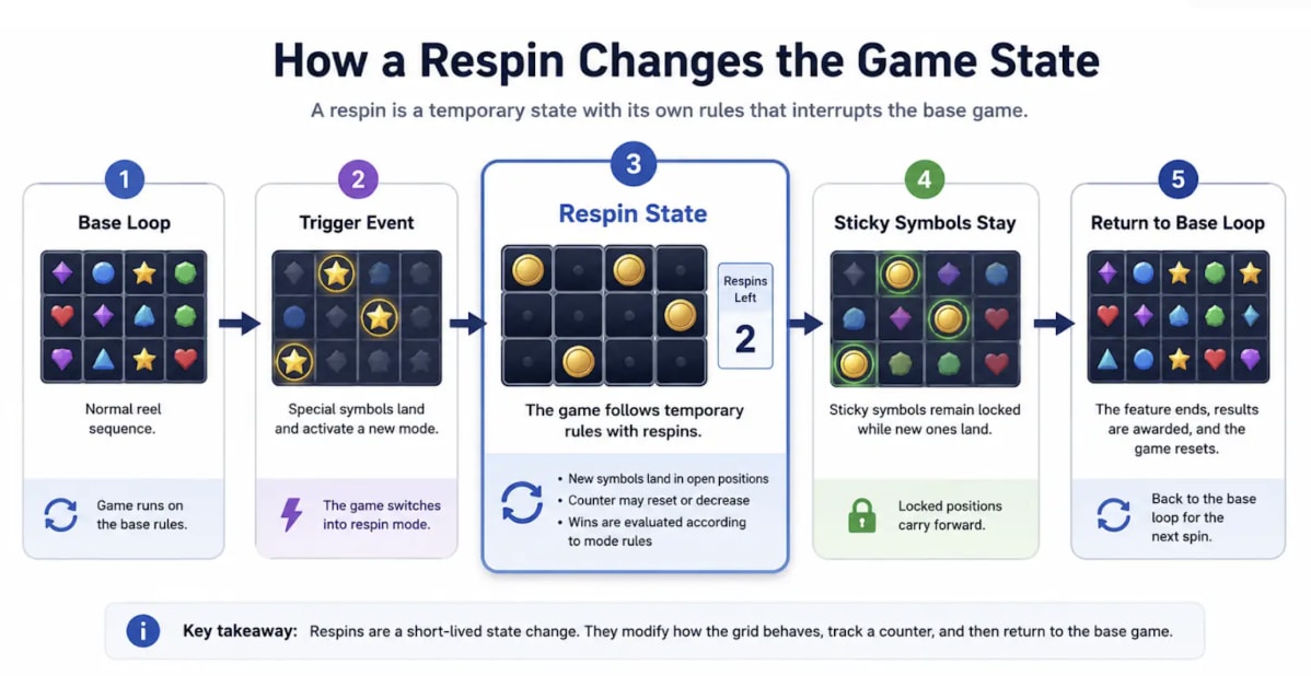 Respin state flow diagram